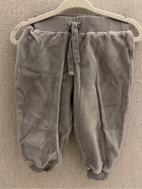 Quincy Mae Plush Gray Kids Jogger Pants
